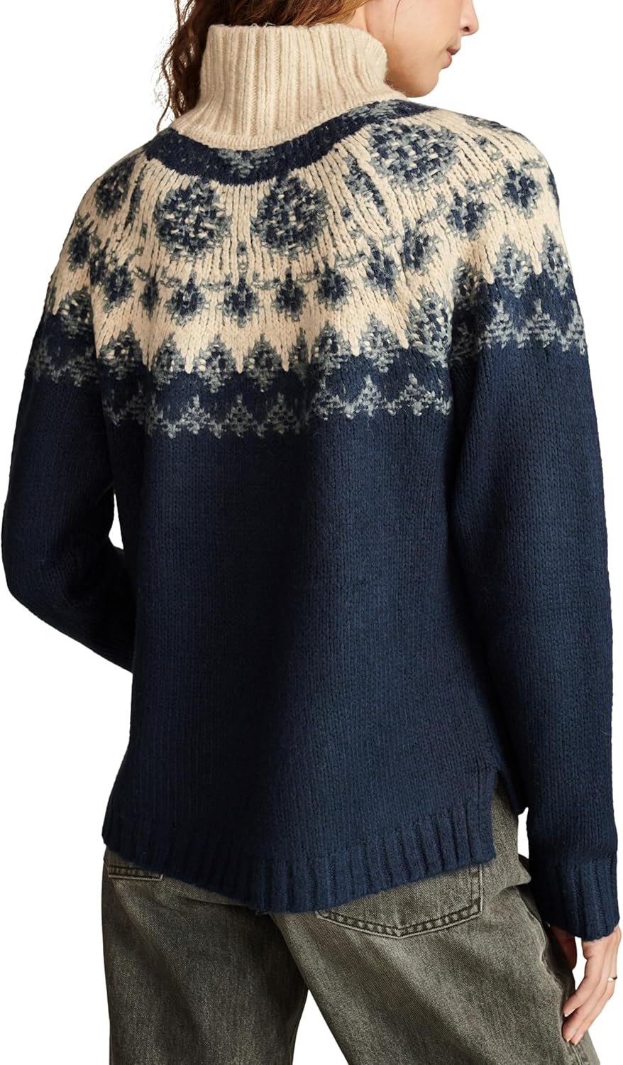 Lucky Brand Womens Fairisle Turtleneck - Image 2