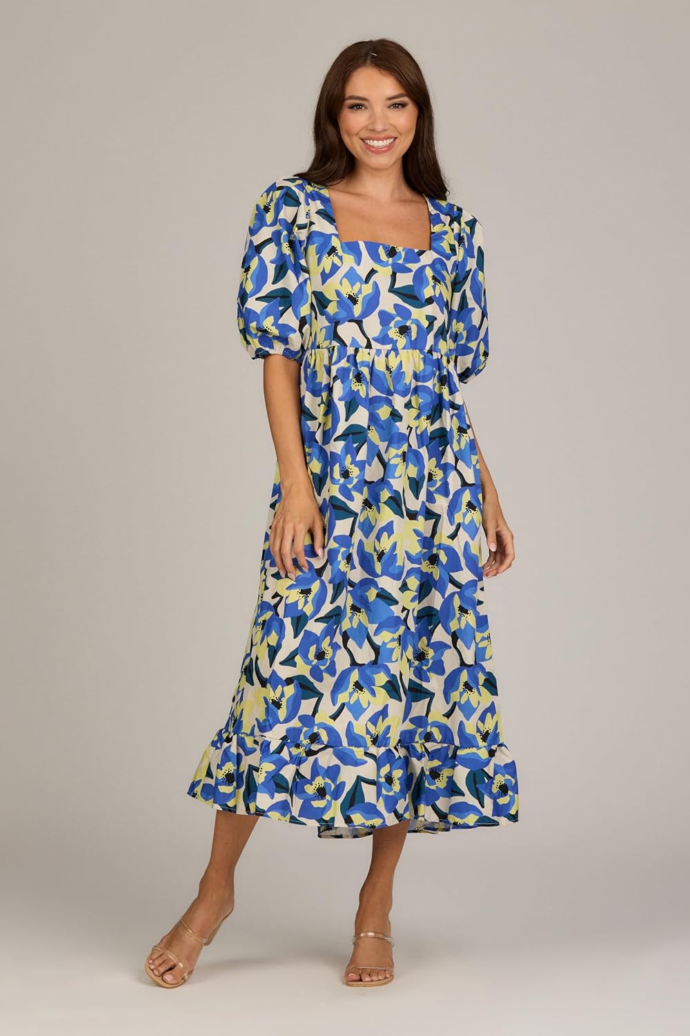 Mud Pie Women's Women's Gentry Printed Midi Dress