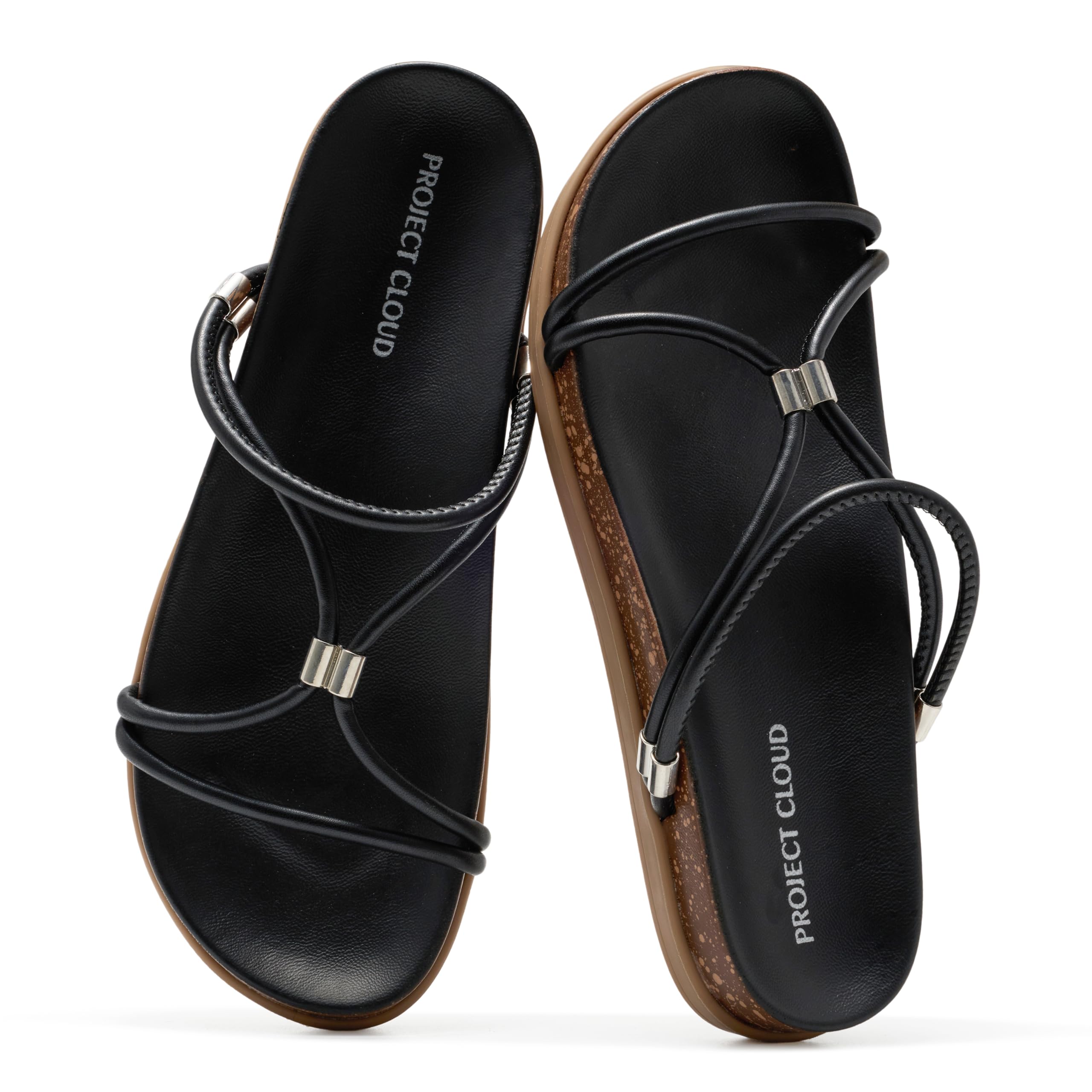 Project Cloud Summer Slides for Women 2026 with Plush and Soft Insole Womens Sandals Comfortable - Non-Slip and Lightweight Sandals Women Footwear — view 10