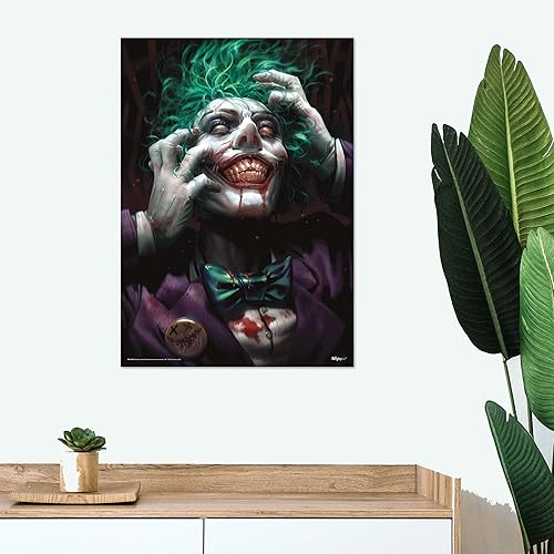 Miniatura 3 de MIGHTYPRINT DC Comics Joker DCeased Zombie Attack Arte de pared duradero de 17 x 24 pulgadas NO hecho de papel Coleccionable con licencia