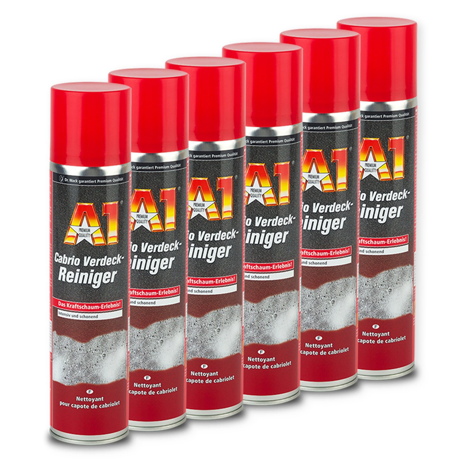 Dr. Wack 6X A1 Cabrio Verdeck Reiniger Verdeckreiniger Dachreiniger 400Ml