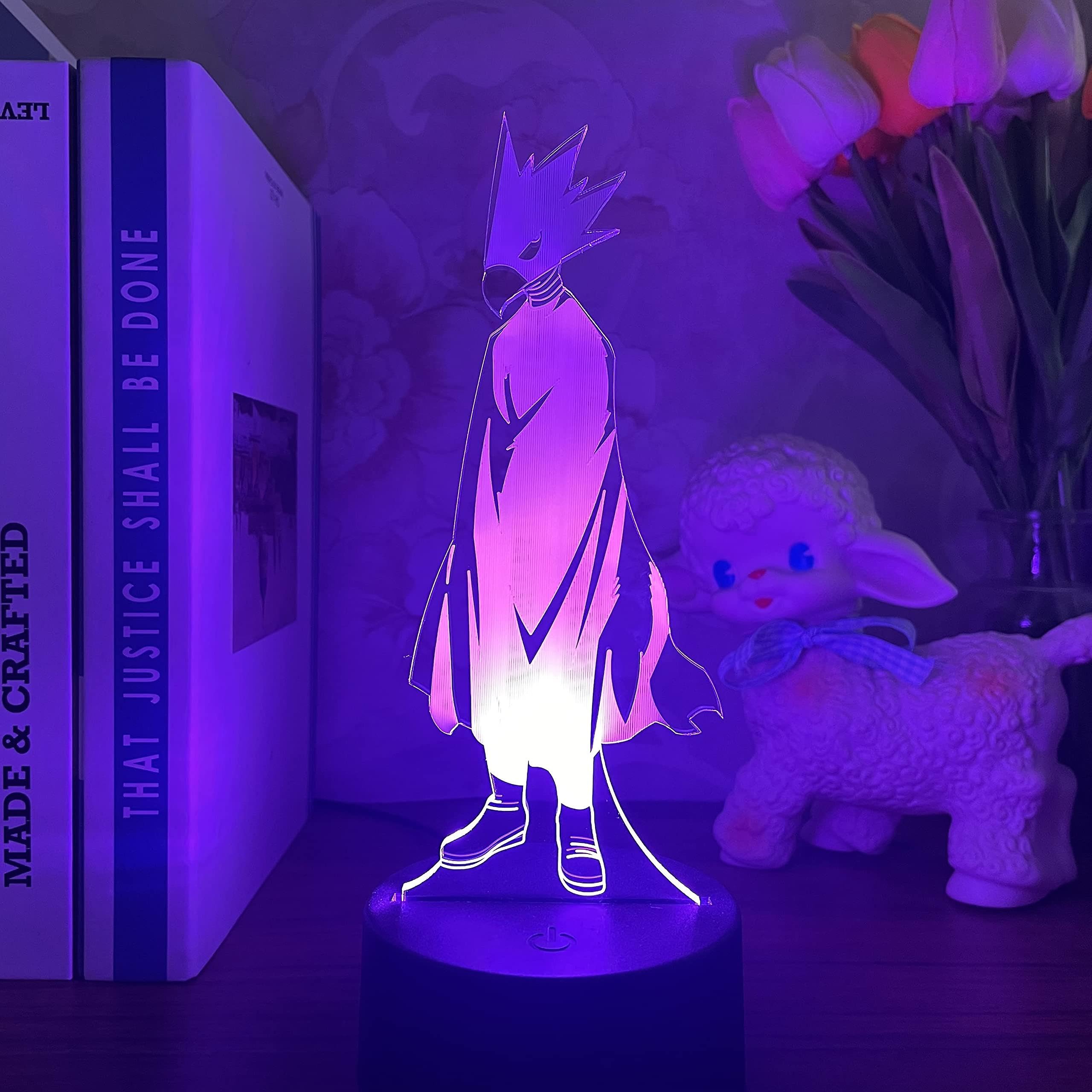 althiqahkey 3d Anime Lamp Iiiusion Lamp My Hero Academia Led Light For Bedroom Decor Christmas Gift Cool Manga Colorful Night Light