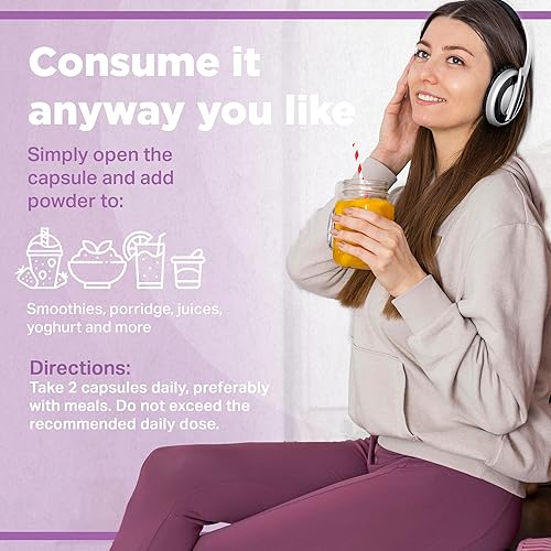 Miniatura 7 de Strength & Spices - Suplemento de refuerzo de memoria y concentración con ginkgo biloba y 22 súper ingredientes, suplemento cerebral a base de