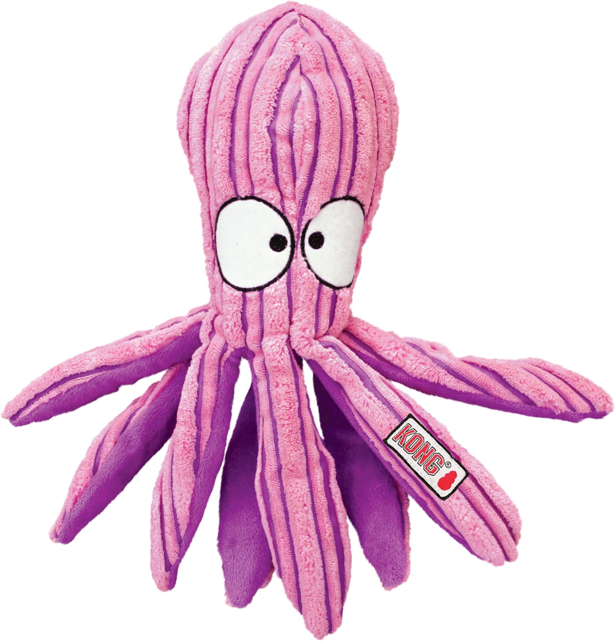 KONG - CuteSeas Octopus - Corduroy Plush Dog Toy - For Large Dogs