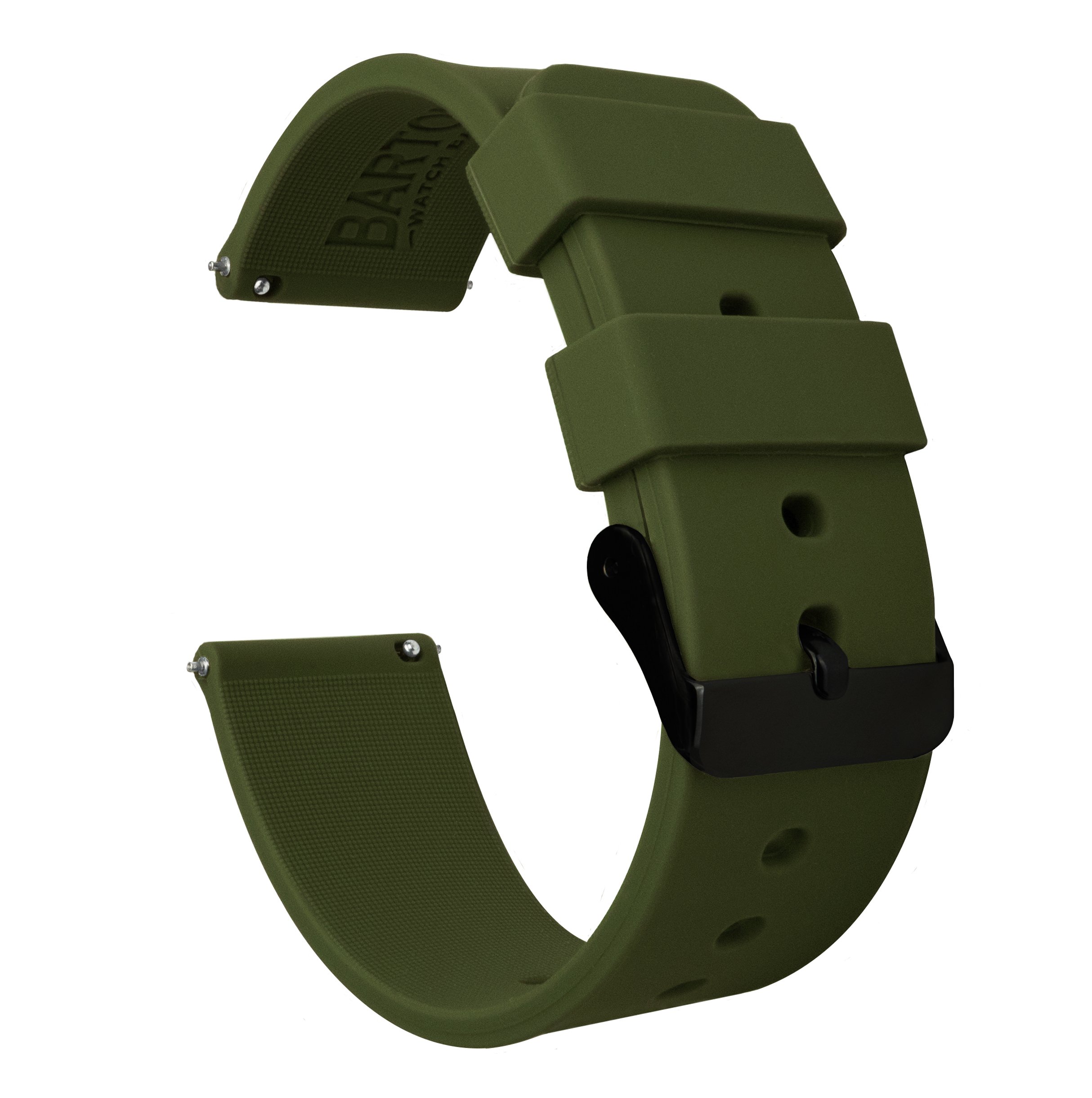 BARTON WATCH BANDS - Soft Silicone Quick Release Straps