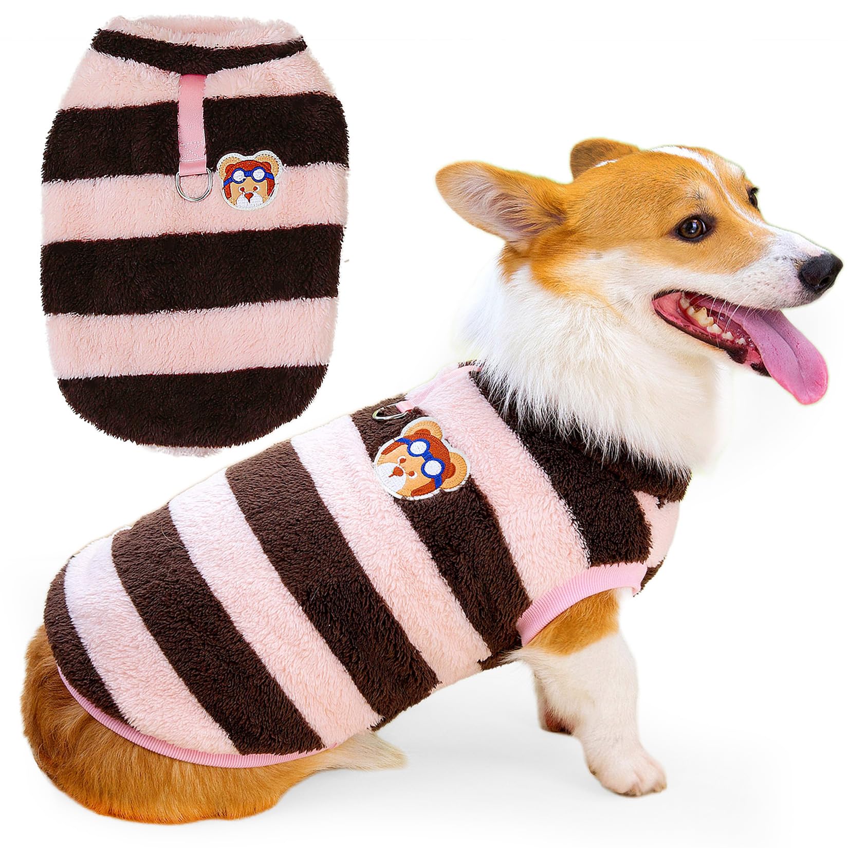Zunea Pull Pelucheux Pour Chien – Combinaison En Polaire Avec