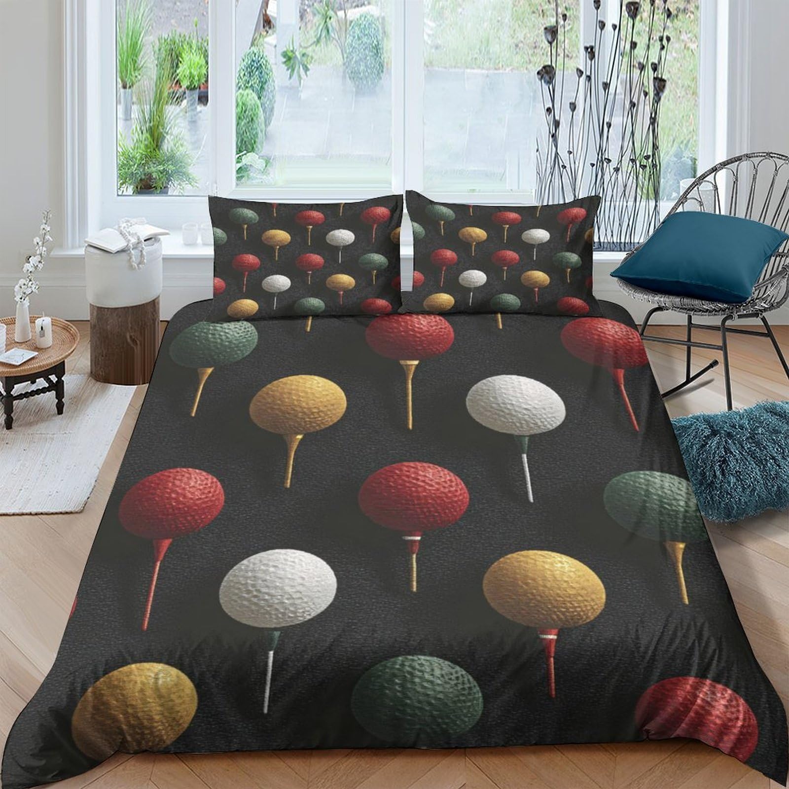 Ctjqhvkz Style-3 3D Printed Colorful Balloon Fitted Sheet Microfiber Soft Bed Cover For Bedroom Guest Room Decor Protection Single（135X200cm）