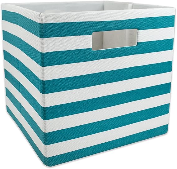 DII Hard Sided Collapsible Fabric Storage Container for