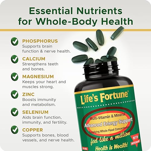 Miniatura 3 de Fortuna de la vida® Multivitamin & Minerales 180 Tabletas