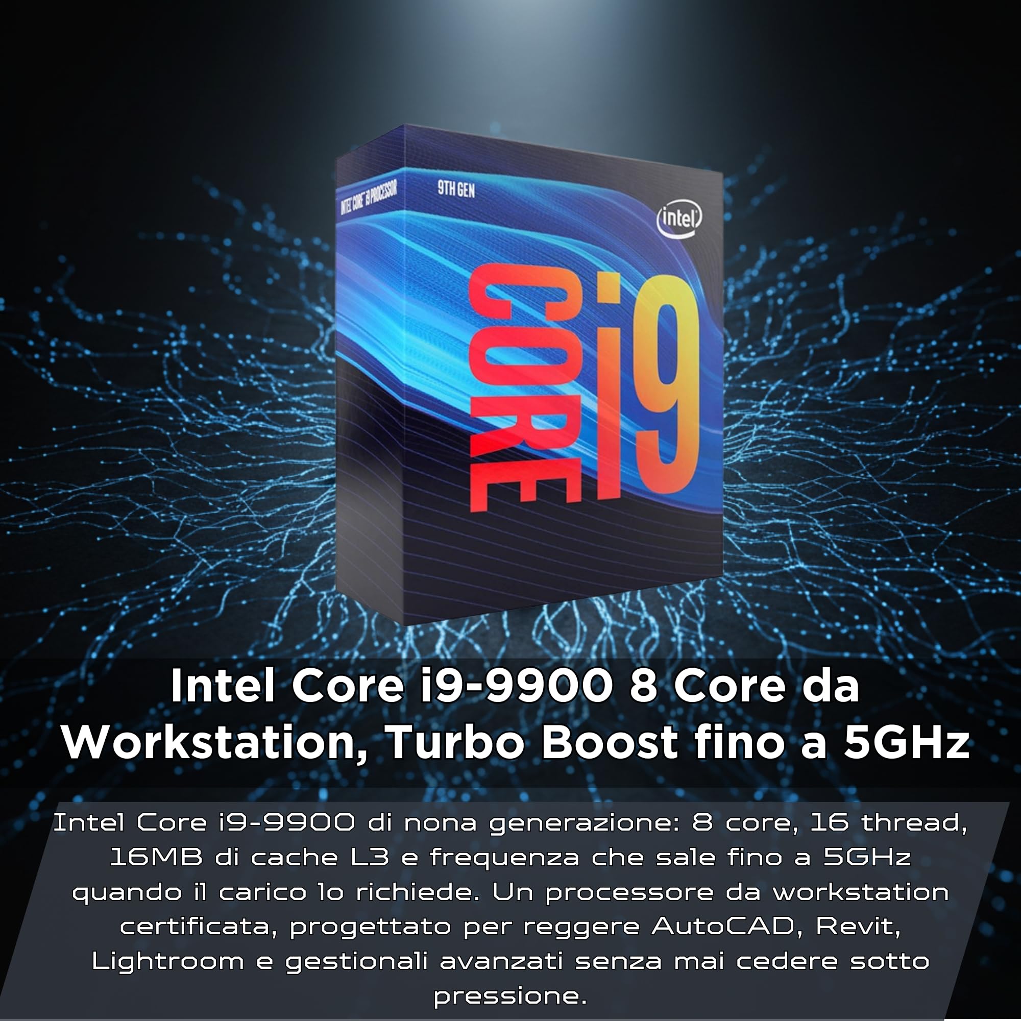 HP Z2 Mini G4 Workstation Mini PC Professionale Certificata ISV | Intel Core i9-9900 9a Gen 8 Core 16 Thread 5.0GHz | 32GB DDR4 | SSD NVMe 512GB | Win 11 Pro | Ricondizionato | Garanzia 36 Mesi