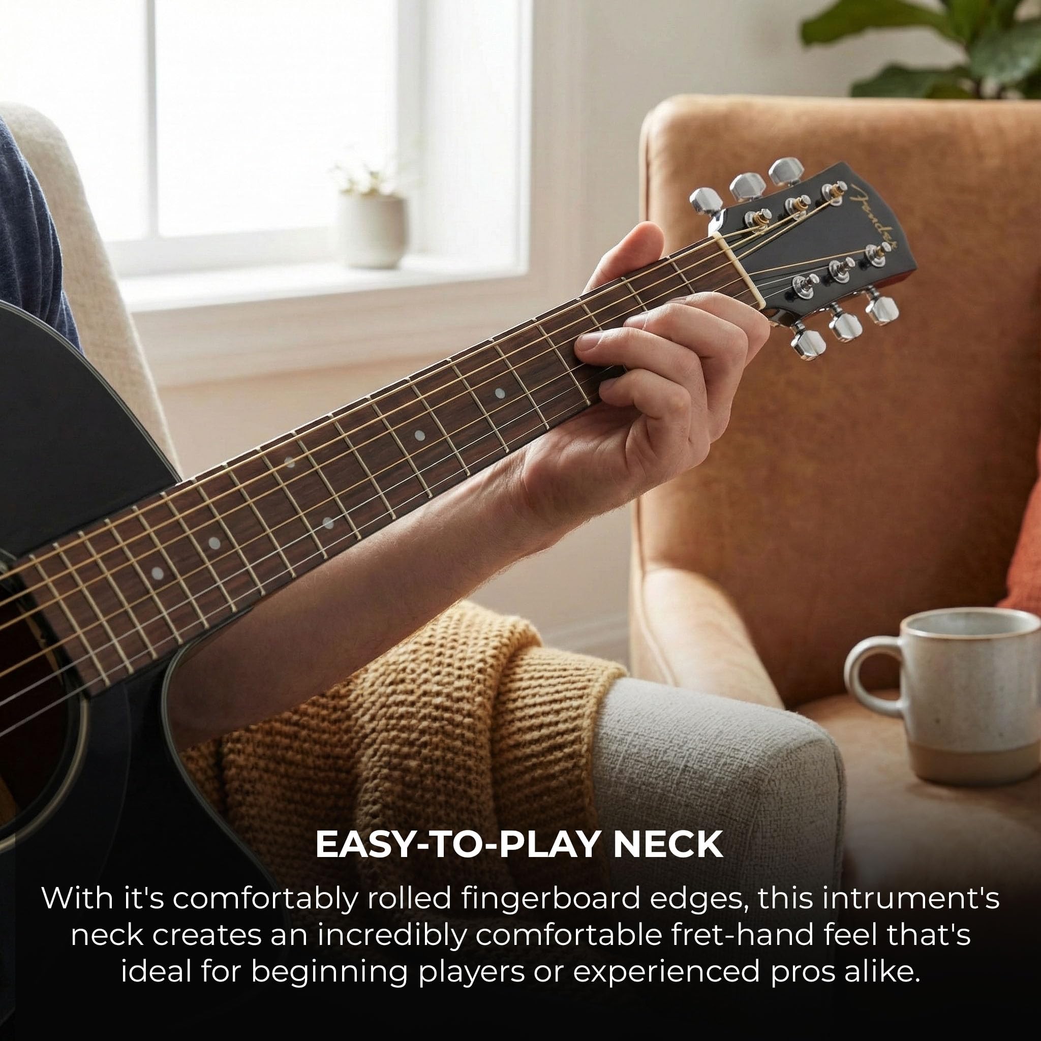 Amazon | Fender CD-60SCE ソリッドトップ ドレッドノート