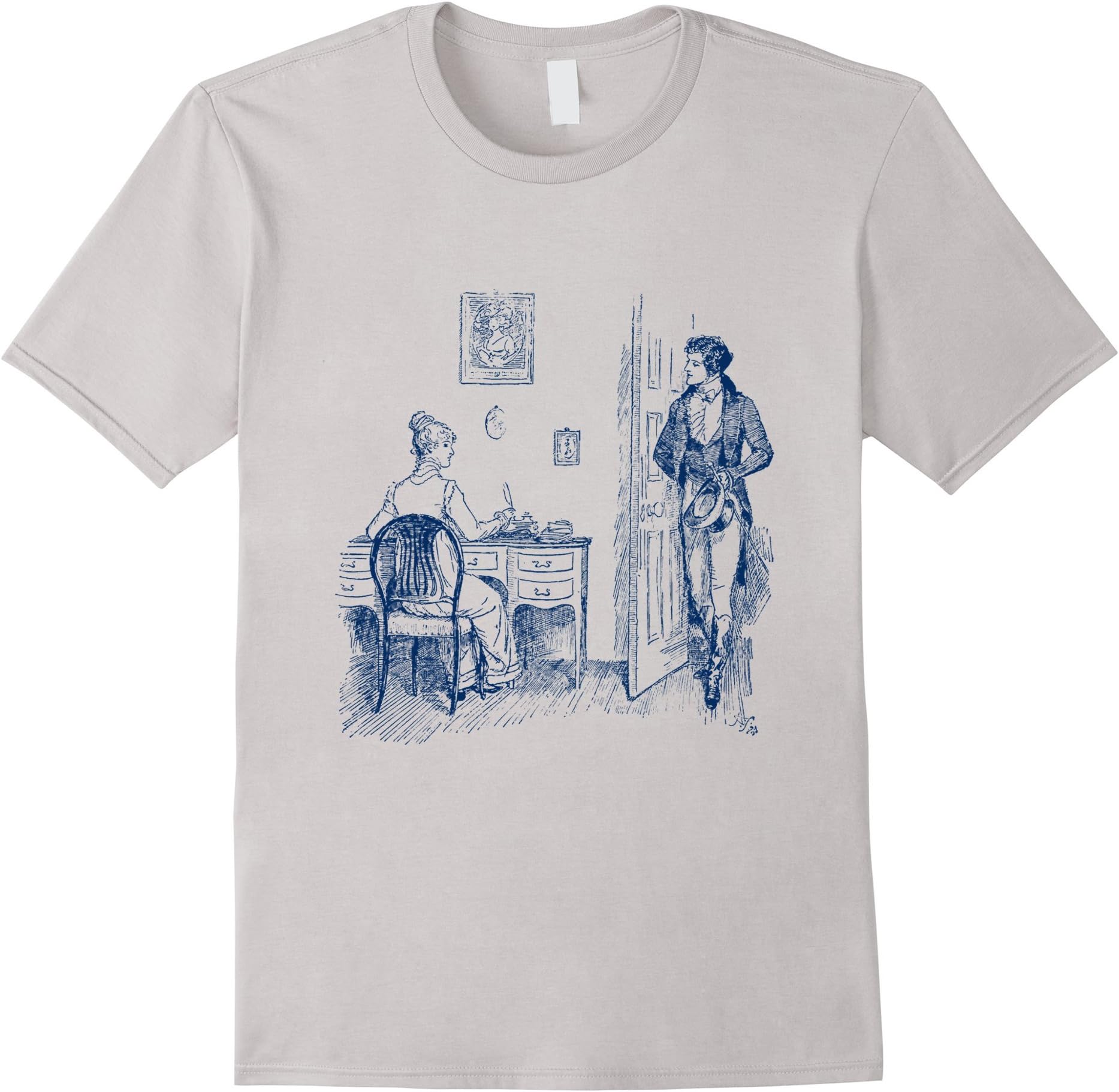 Pride and Prejudice T-Shirt. Jane Austen Mr Darcy Tee