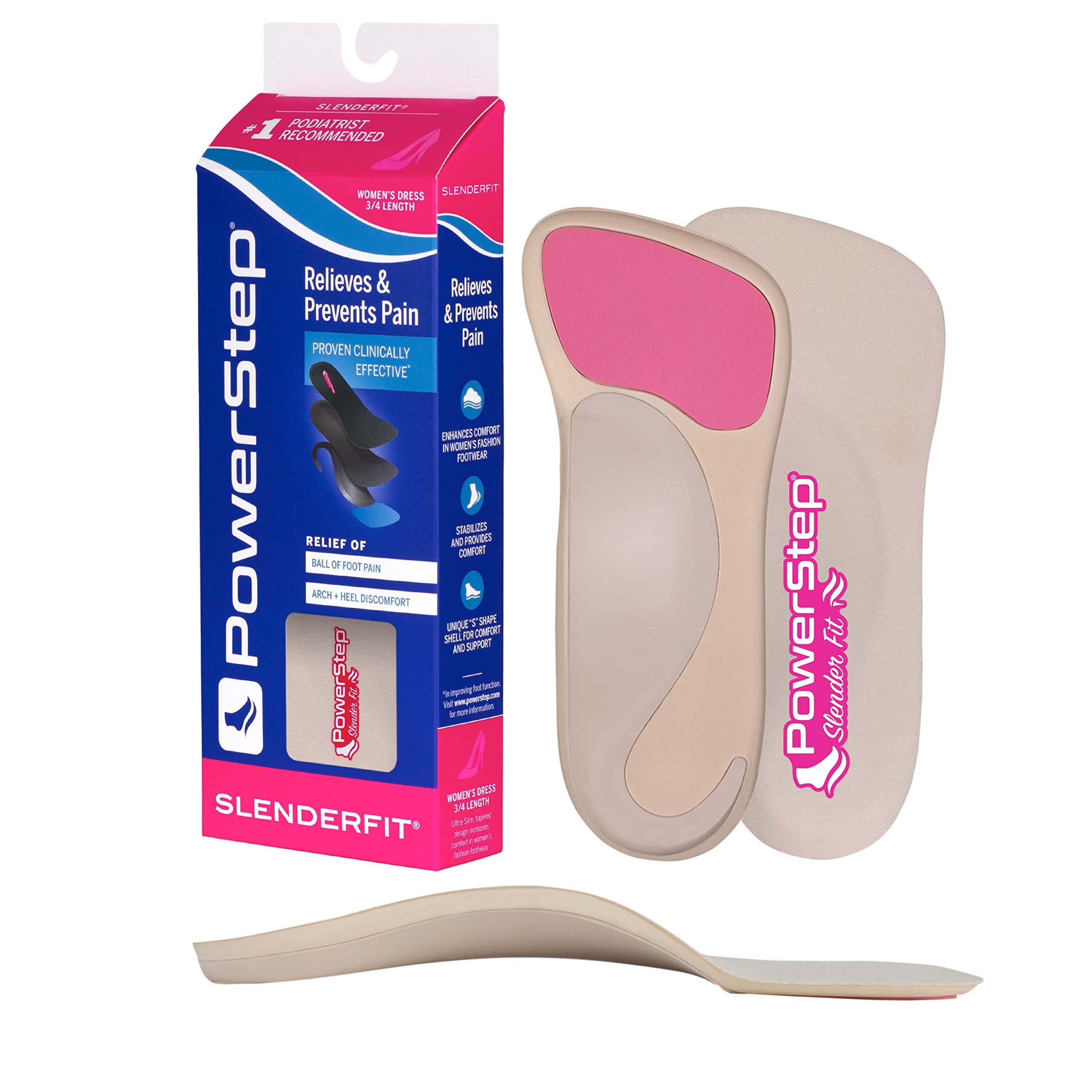 Powerstep SlenderFit Fashion Orthotic-W
