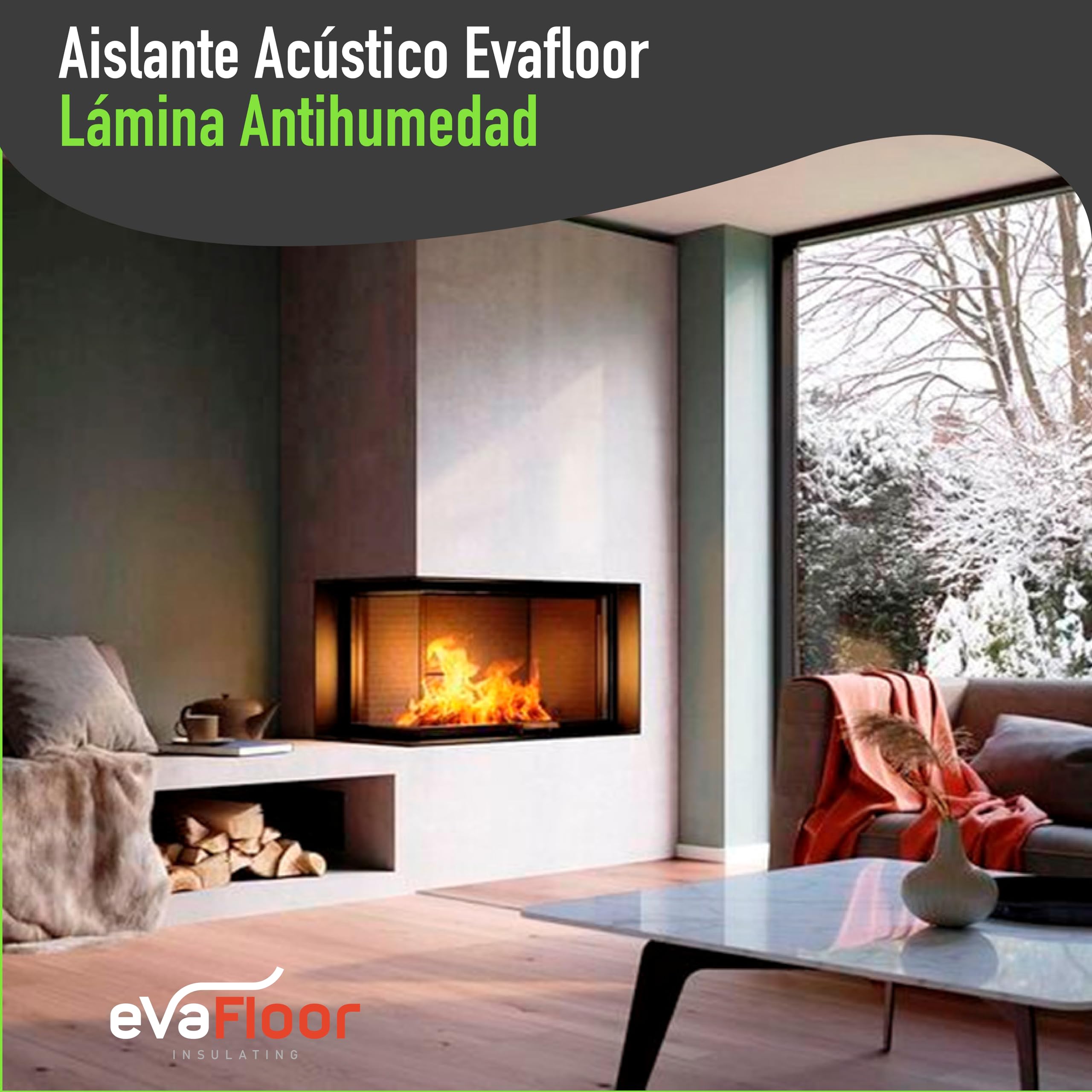 Aislante Suelo Laminado 1x20 metros | Base Aislante Suelo Laminado Antihumedad | Fabricado con base de Eva 2mm + Lámina Antihumedad | Incluye Adhesivo