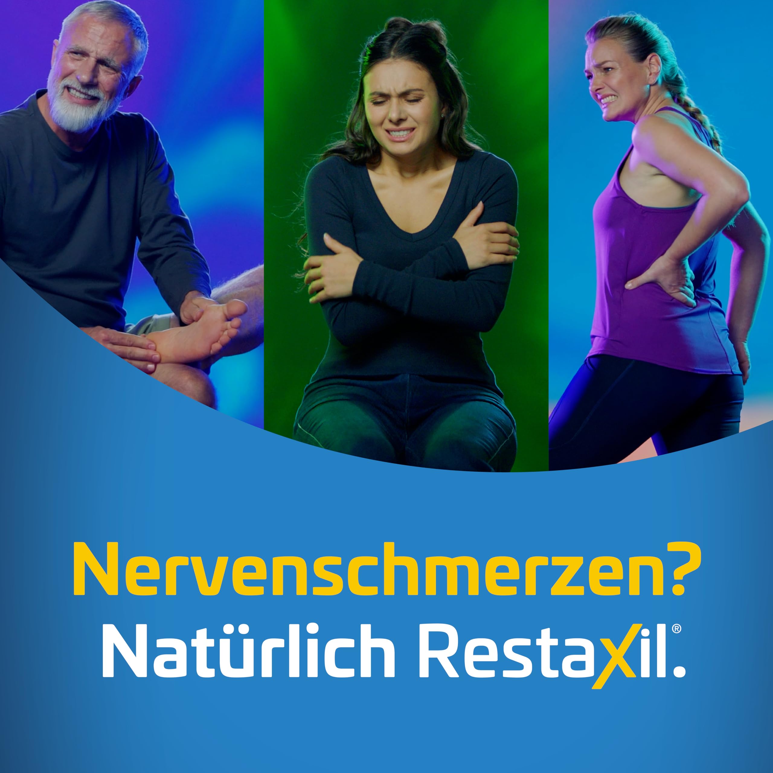 Restaxil Tropfen [100ml] - Natürliches Arzneimittel bei Nervenschmerzen (Neuralgien); Bei neuropathischen Schmerzen in Füßen, Rücken und Ischias