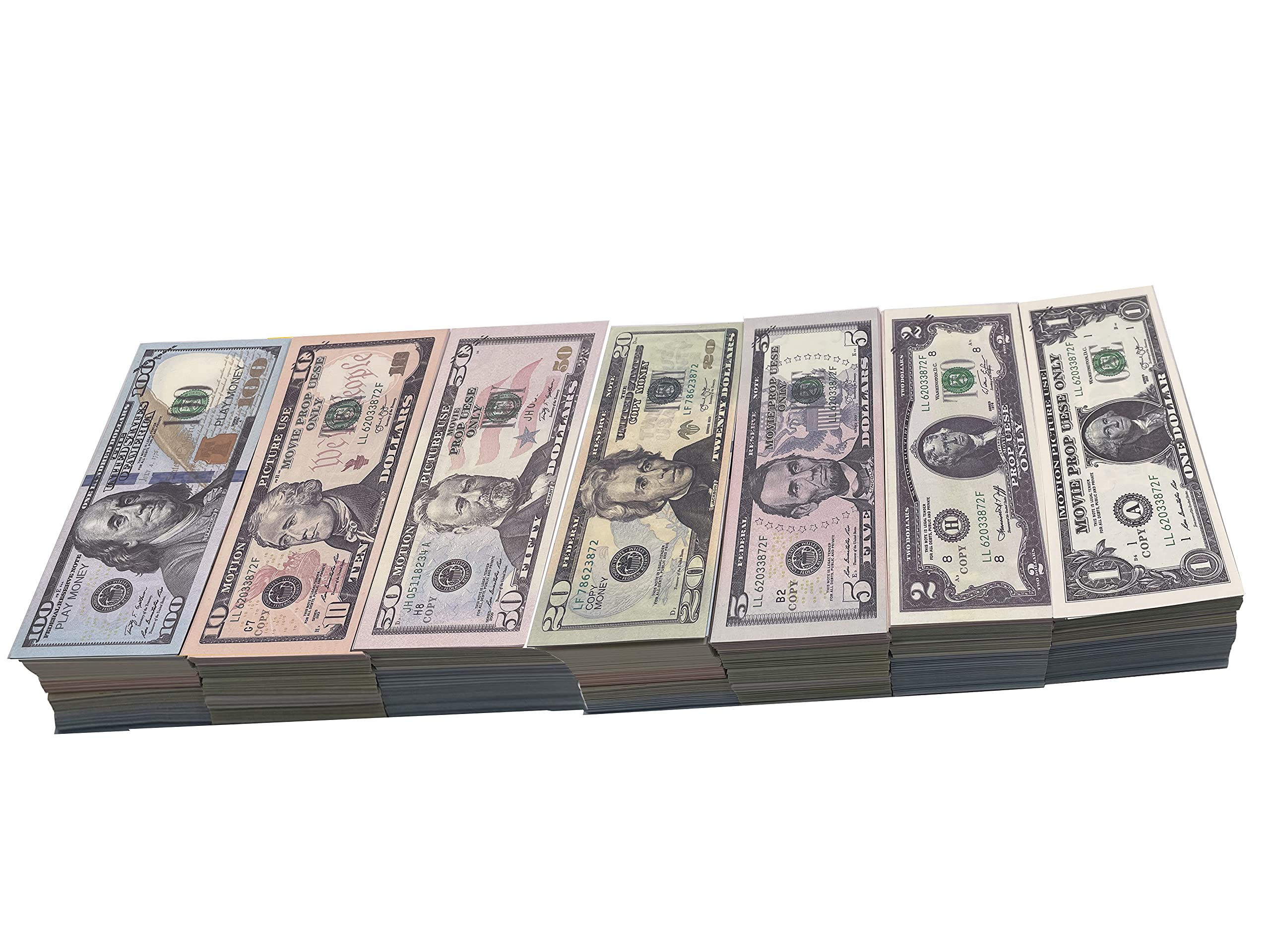 Buy Motion Picture Money Prop Money Full Dollar Bills,Game Money
