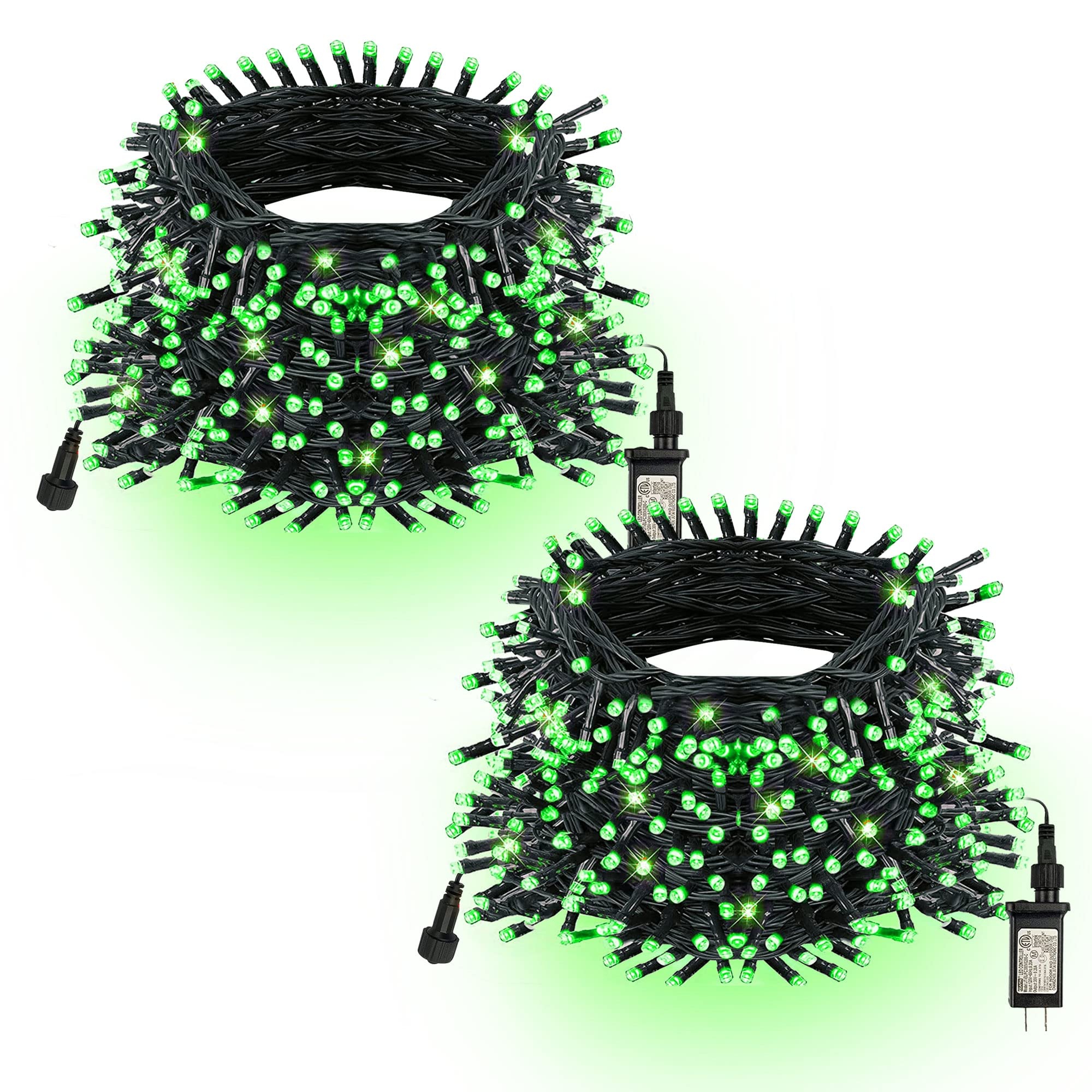 TW SHINE Green Christmas Lights, Total 400 LED 132FT Christmas