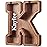 Summidate Customized Name Large Wooden Piggy Bank for Kids Boys Girls Alphabets Letter A-Z Coins Bills Money Change Bank Box Initial on Clear Cover (Laser Engraved) (Alphabet-K, Personalized-12)