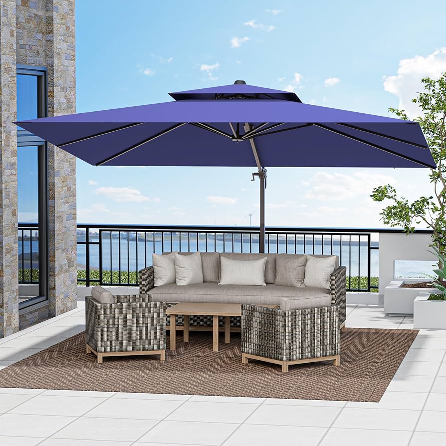 Amazon.com : Mcadore 10x13 FT Patio Cantilever Umbrella