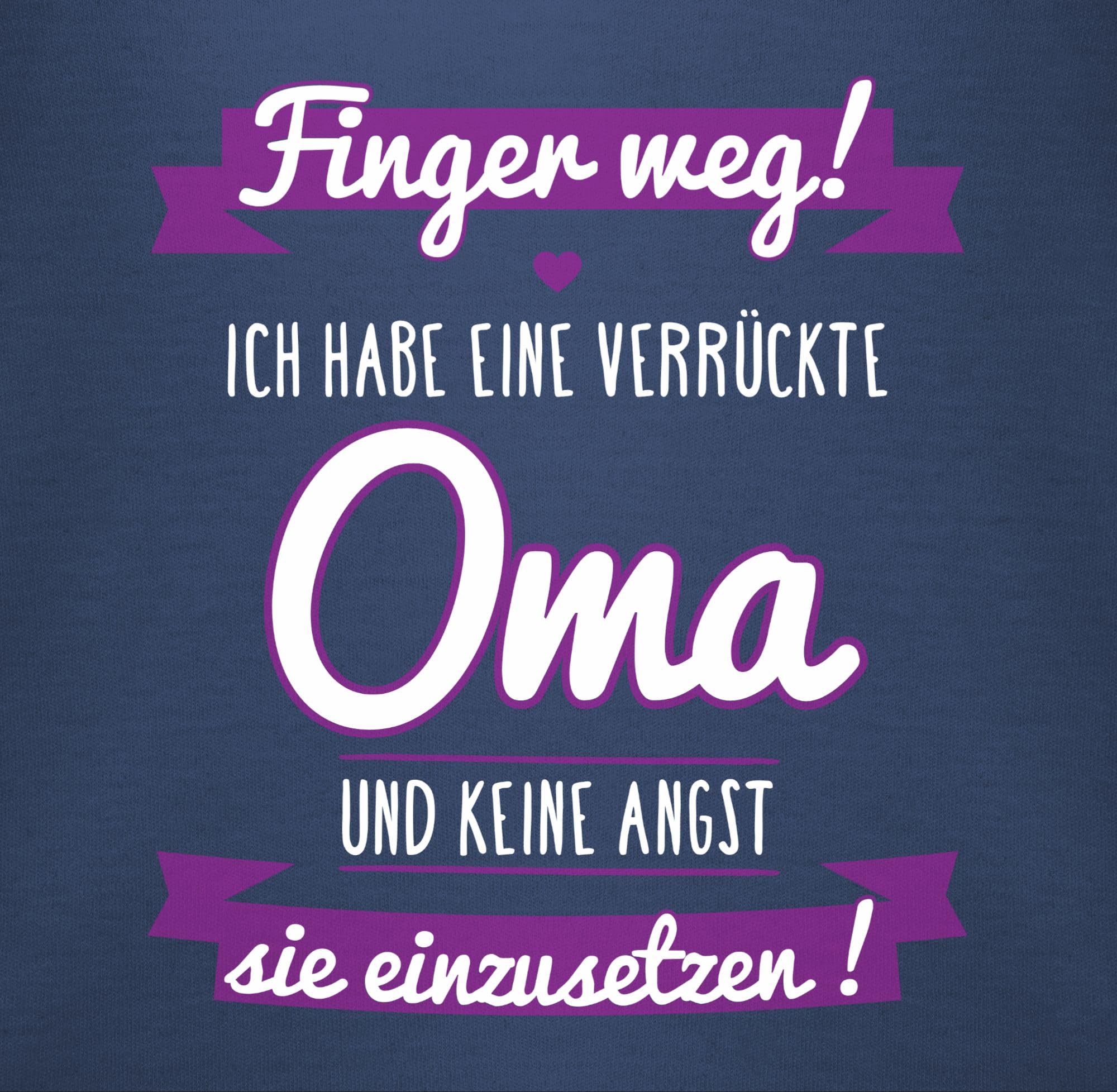 Shirtracer - Baby Body Kurzarm - Sprüche - Finger weg ich habe eine verrückte Oma I