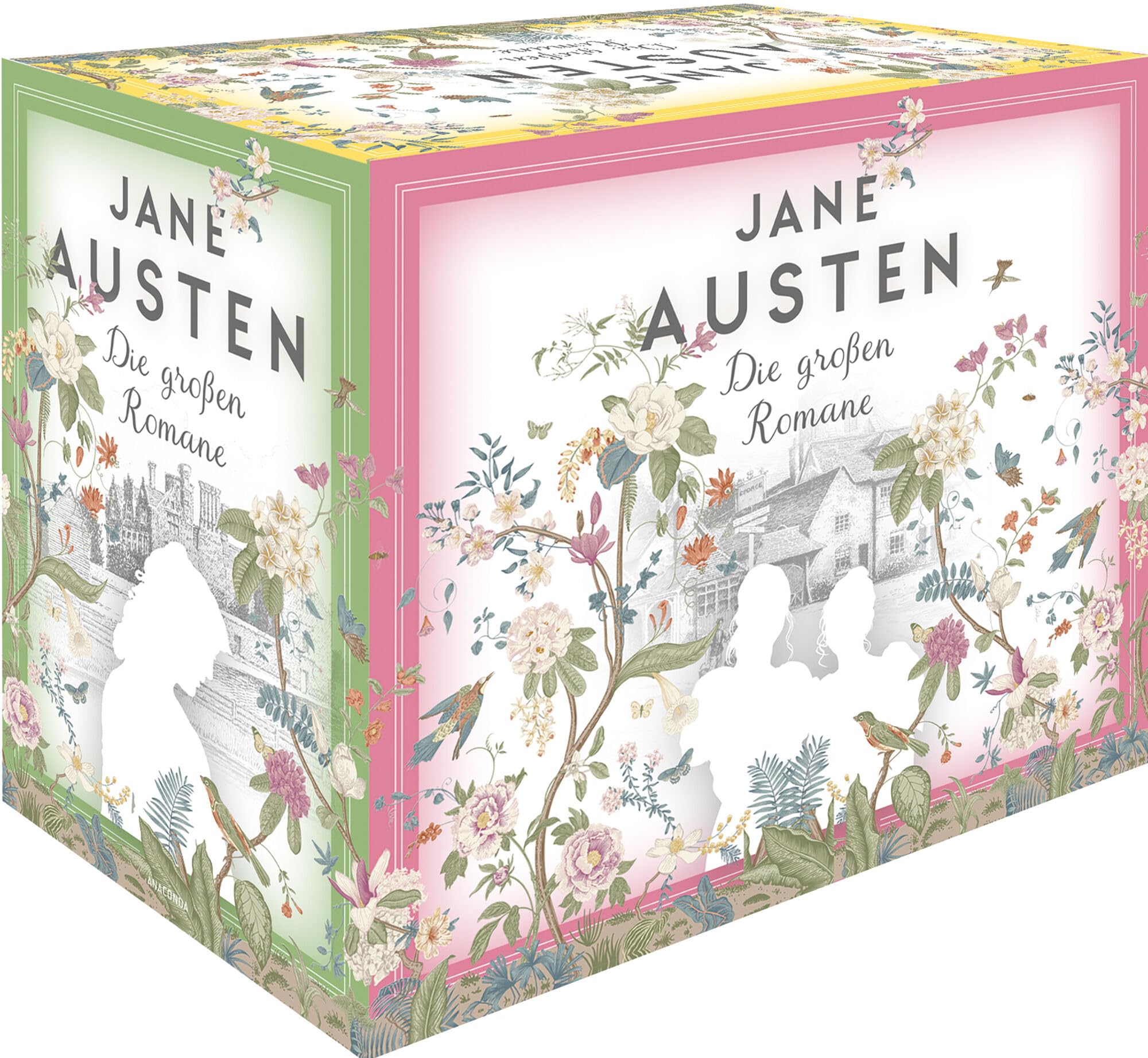 Jane Austen, Die großen Romane: Verstand und Gefühl - Stolz und Vorurteil - Mansfield Park - Emma - Northanger Abbey - Überredung (6 Bände im Schuber)