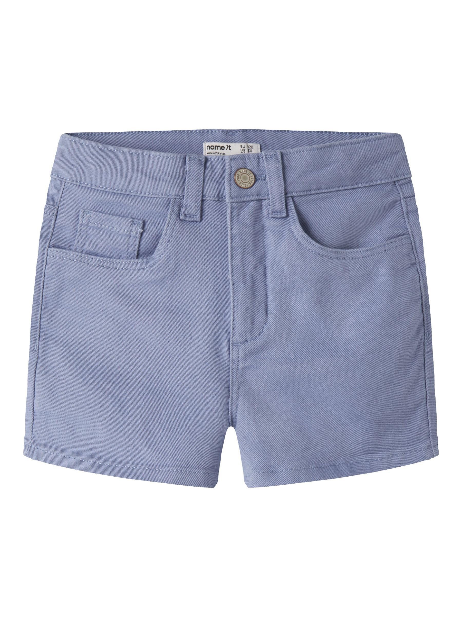 NAME IT Nkfrose 1081-Bk TB-Pantaloncini Mom Twill Bambine e Ragazze
