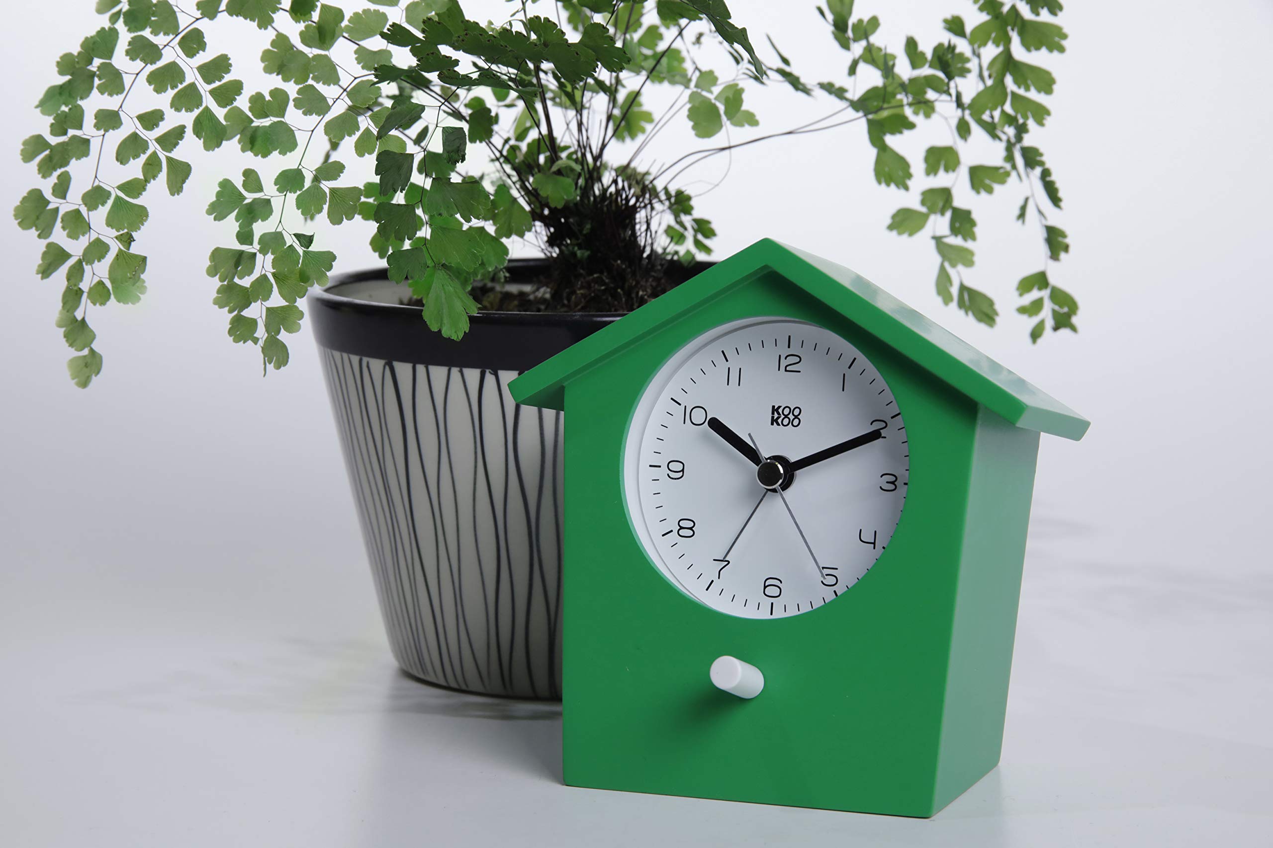 KOOKOO EarlyBird Verde, sveglia con canto degli uccelliini e un campanello tre tonalità, risveglio con suoni di uccelli naturali