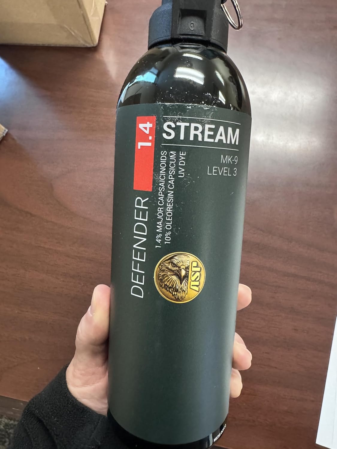 ASP Defender LE Pepper Spray, Self-Defense OC for Law Enforcement Professionals, Professional Grade Personal Defense Equipment, Personal Protection Device, 15-Foot Range