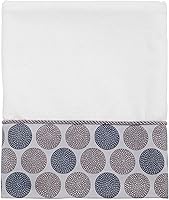 Vista 1 de Avanti Linens - Toalla de baño, toalla de algodón suave y absorbente (colección de círculos punteados, blanco)