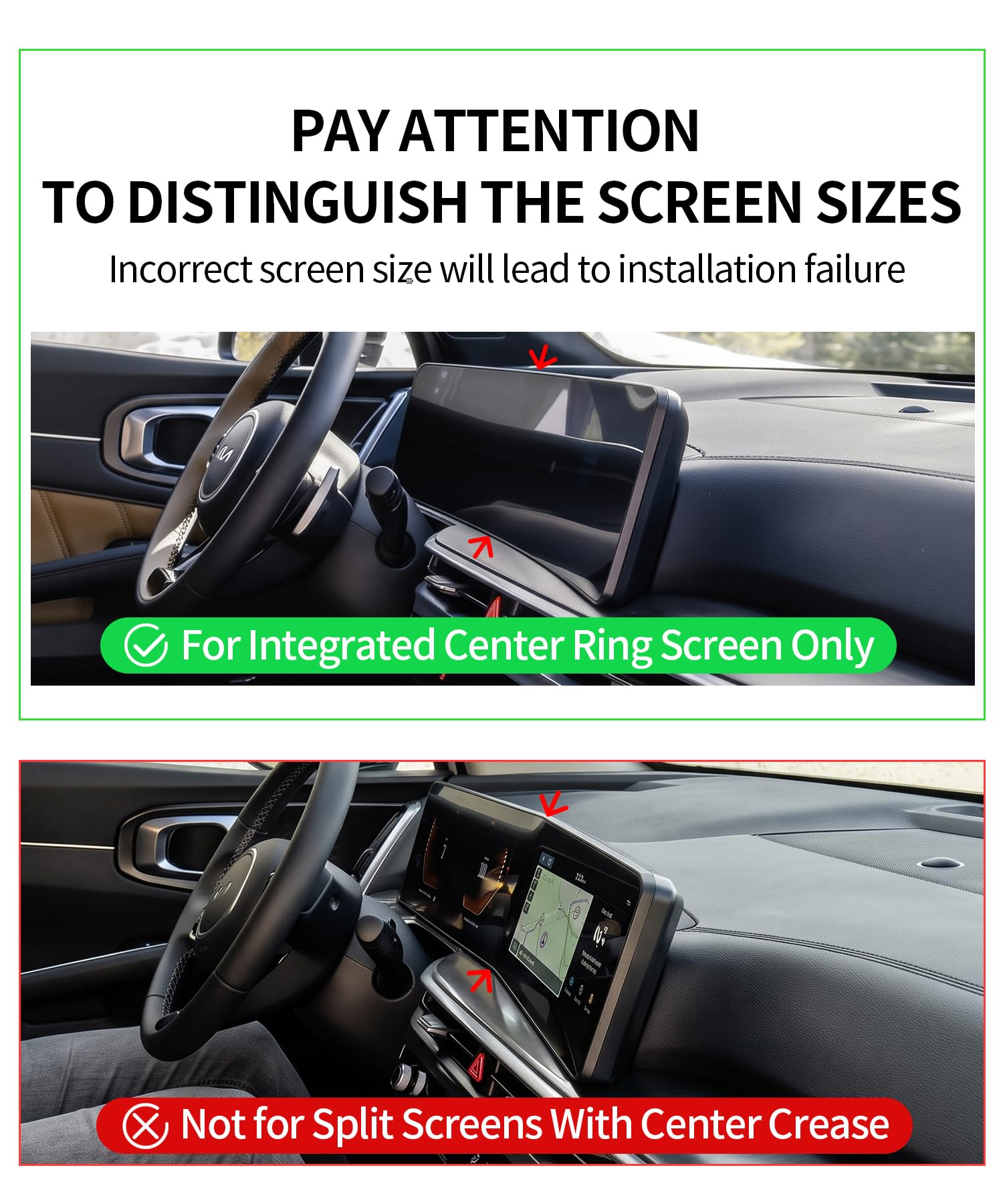 Qi2.2 Max 25W Fast Wireless Car Charger Phone Holder per 2024 2025 2026 Kia Sorento/Hybrid 12.3 Pollici Screen, Supporto magnetico per telefono compatibile con MagSafe