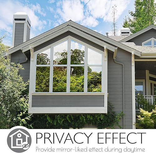 Vista 103 de HIDBEA One Way - Lámina de privacidad para ventana Plata