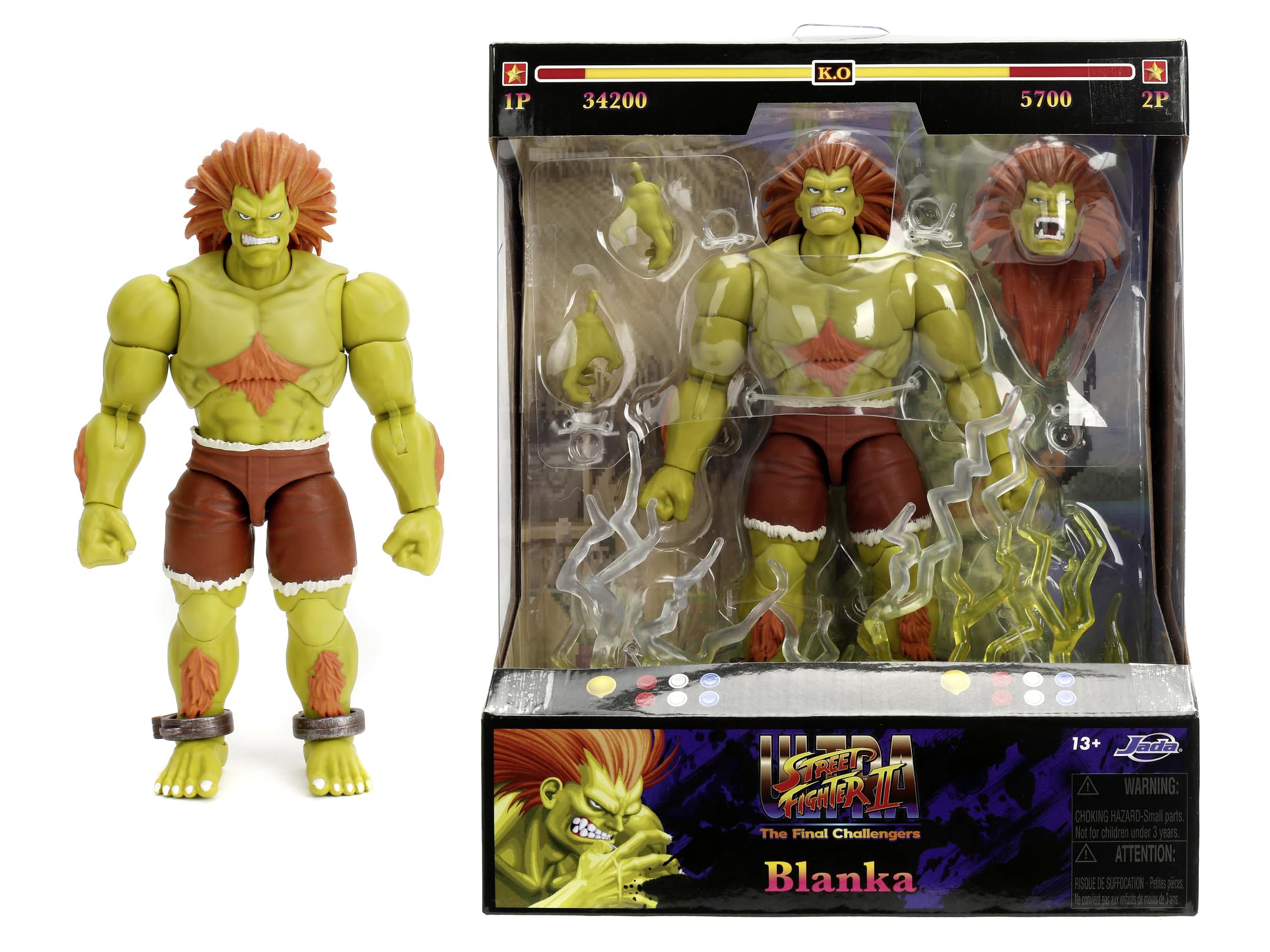 Amazon.co.jp: Jada Toys ストリートファイター ブランカ フィギュア
