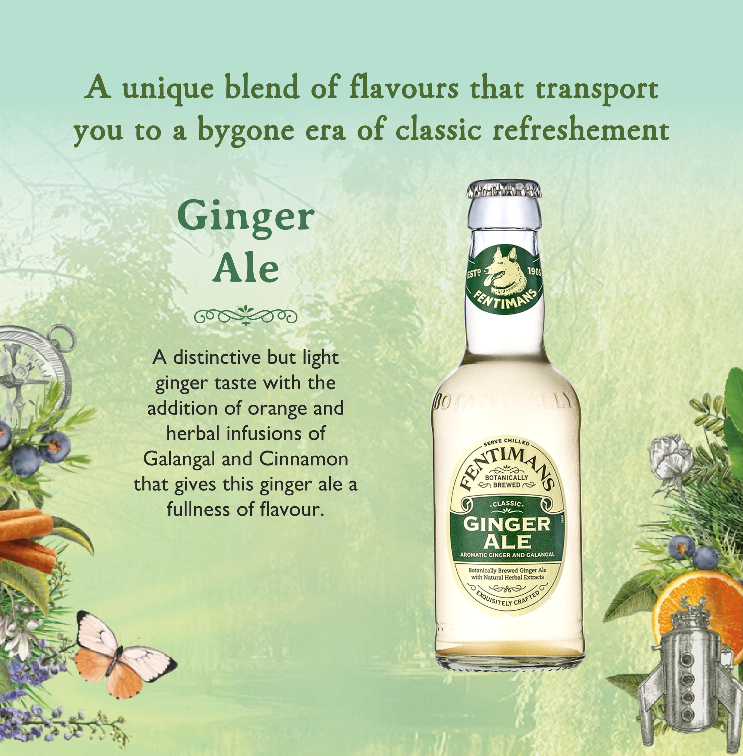 Fentimans Ginger Ale 4 x 200ml