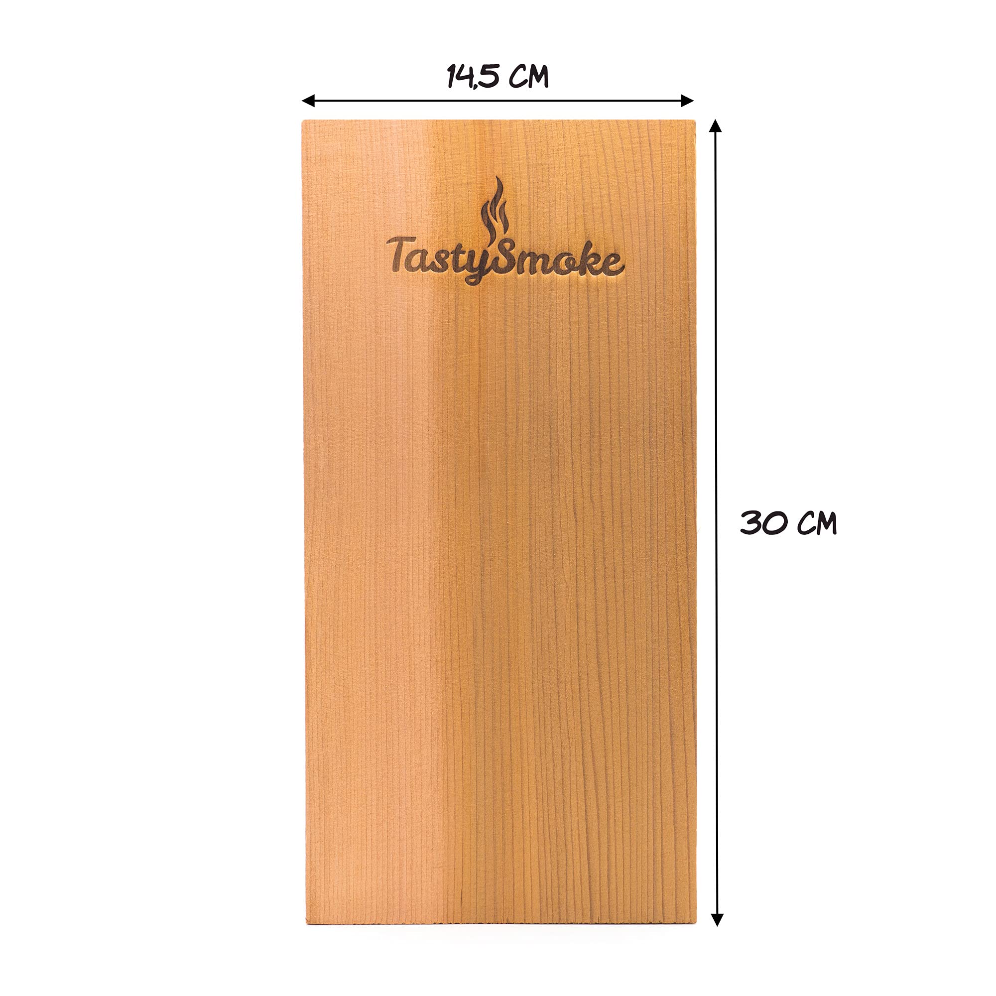 Premium Deska do grillowania z drewna cedrowego – 100% naturalny produkt z cedru western red – Deski do grillowania z drewna cedrowego w opakowaniu 6 sztuk – wielokrotnego użytku