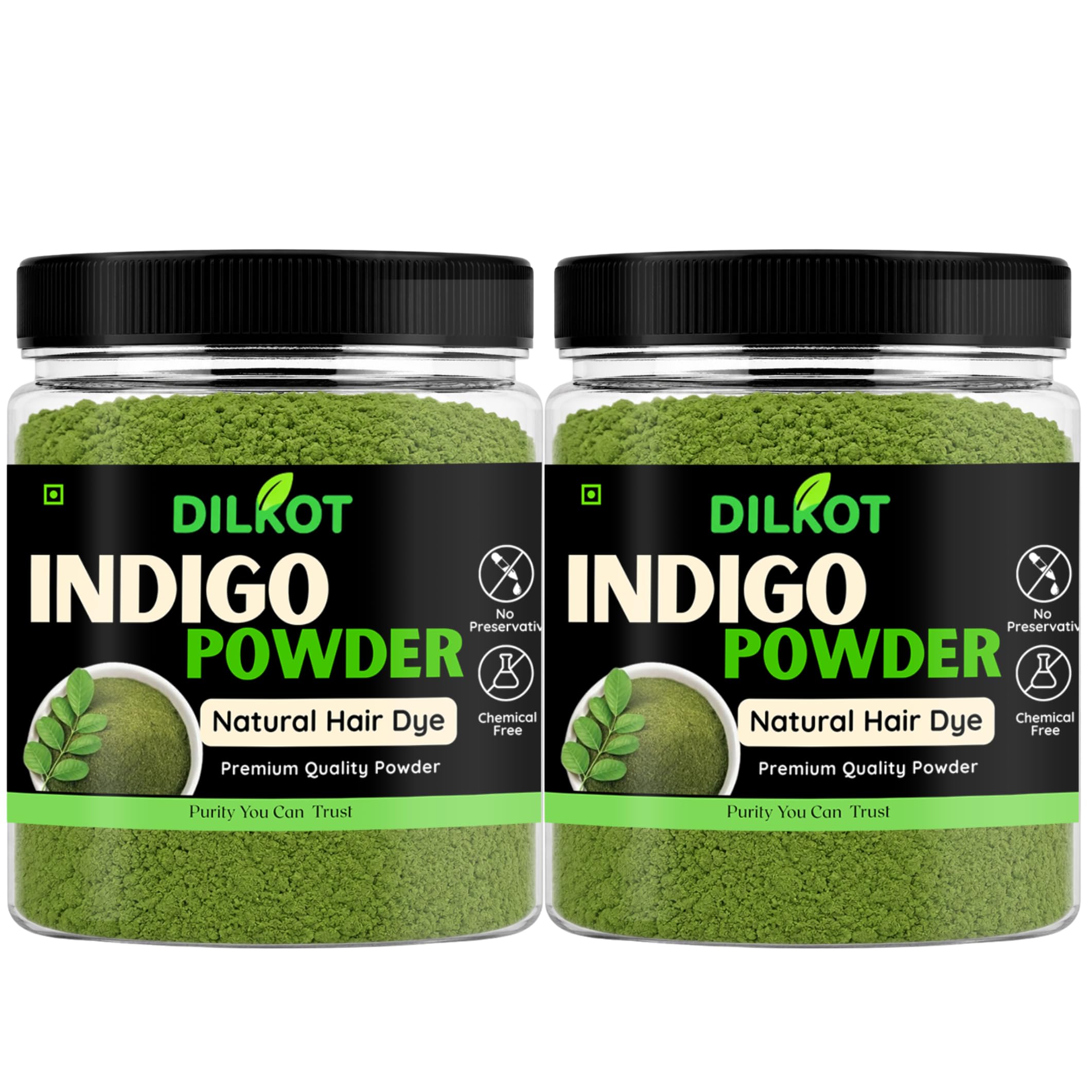 Indigo Powder 300g | Pure Indigofera Tinctoria Neel Powder | 100% Natural, No PPD No Ammonia | Combo Pack 150g Each | New-image-40