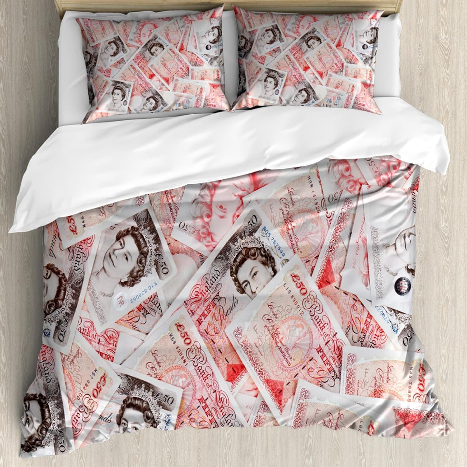 LMMSMGS King Size Duvet Cover Sets Pounds Duvet Cover King Size with 2 Pillowcases 50x75cm Thermal Bedding Sets Ultra Soft Warm Fluffy With Zipper Closure for Aldults Kids