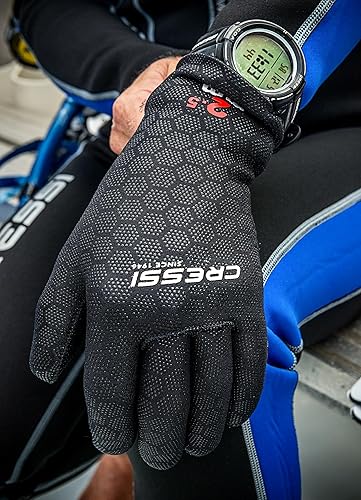 Miniatura 6 de Cressi Guantes de buceo de 5 dedos para adultos, protección térmica de neopreno, para cualquier actividad acuática, guantes de alta elasticidad,