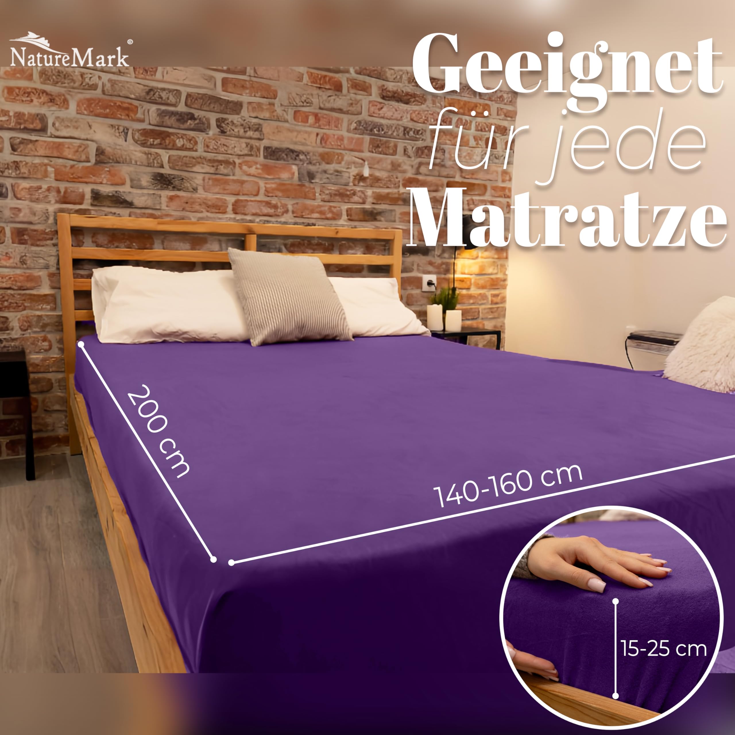 Drap-housse En Polaire Thermique 180x200 Cm - Doux, Chaud Pour L'hiver, Couleur Beige Sable, élastique Tout Autour
