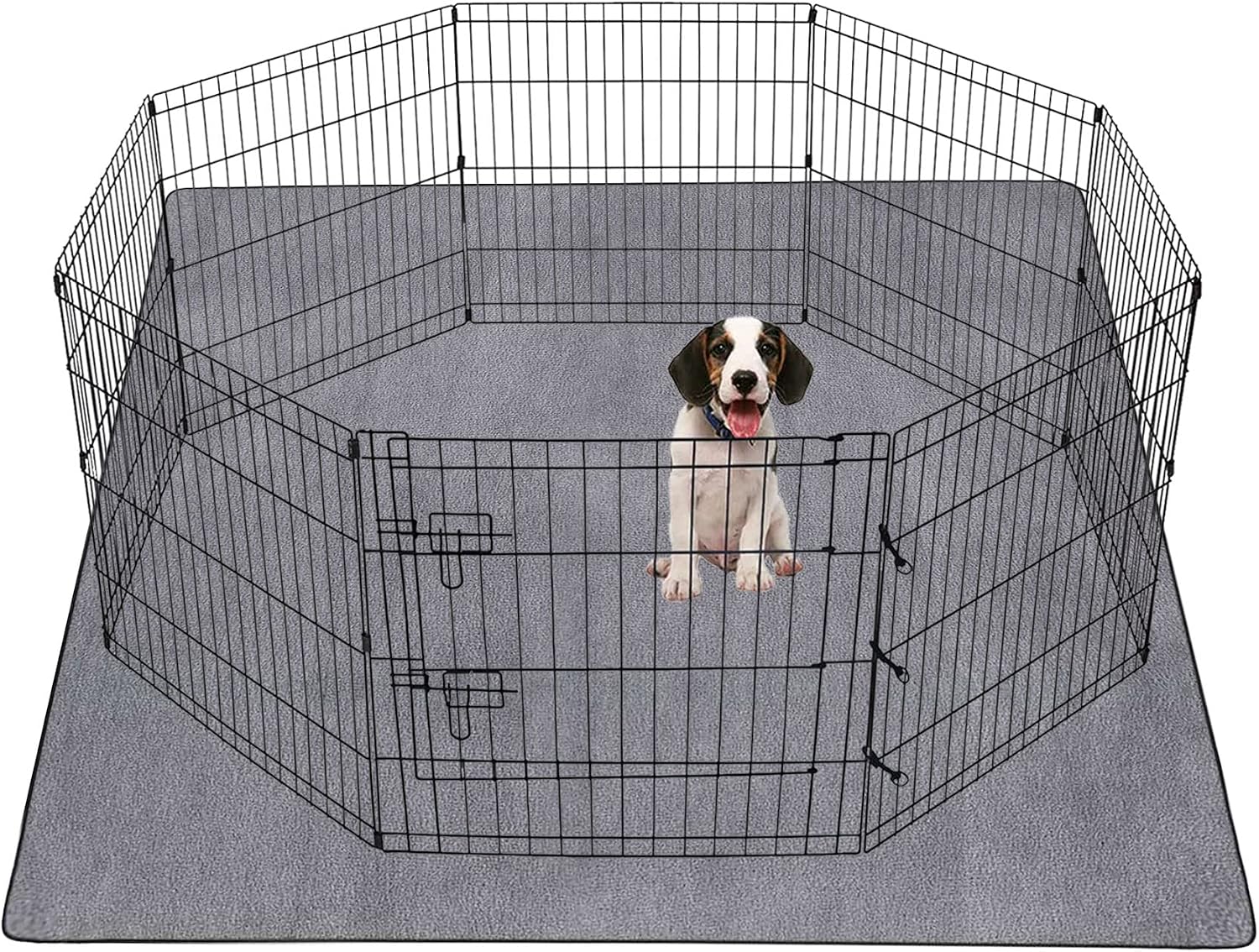 ZOBAYOP Washable Pee Pads for Dogs Reusable Puppy Pads for Playpen Extra Large Whelping Pad Waterproof Dog Carpet Floor Mat for Pets…