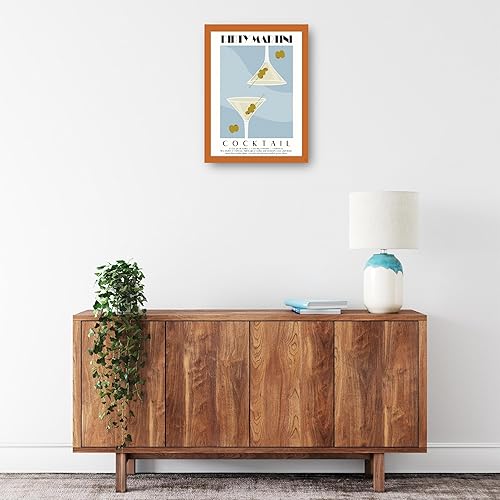 Miniatura 4 de Fine Art Canvas Lienzo decorativo de pared de Martini sucio de la artista Heather Myers para sala de estar, dormitorio, baño, cocina, oficina, bar,