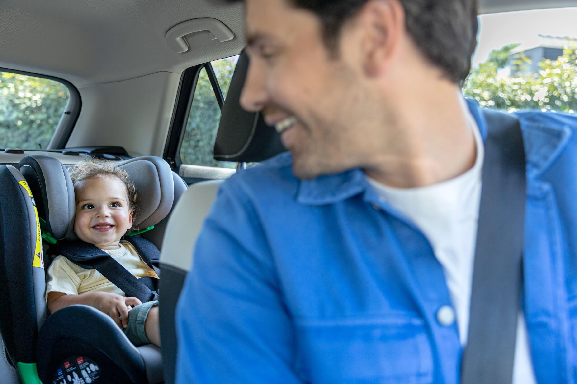 Bebeconfort Atlas 360 i-Size, Silla Coche 360, 0-12 Años, 40-150 cm, Silla Coche ISOFIX, Reposacabezas 10 Posiciones, 4 Posiciones Reclinadas, Protección Lateral, Mineral Black