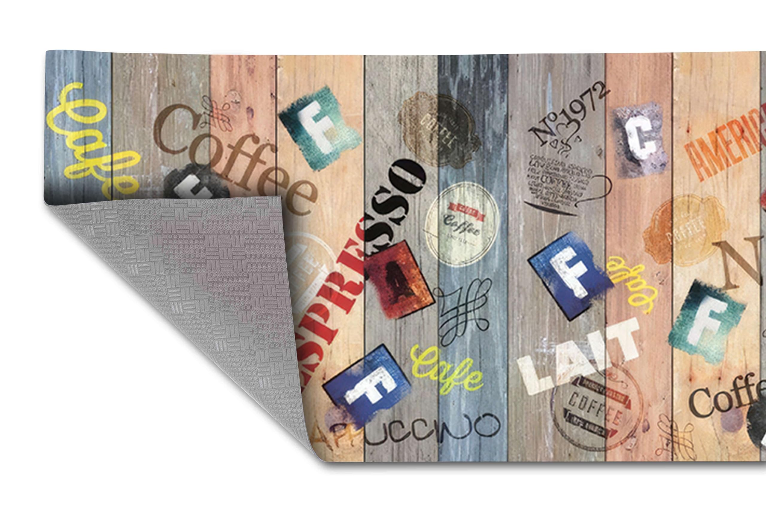Lot De 2 Tapis De Cuisine Antidérapants Hoimlm - Confort Anti-Fatigue Imperméable, Motif Géométrique Moderne (40x60cm + 40x120cm)
