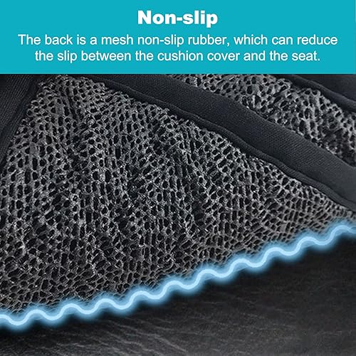 Miniatura 5 de Gift2u Funda de asiento refrescante para motocicleta, 24.8 x 14.1 pulgadas, funda de asiento de motocicleta, cojín de asiento de motocicleta, fundas