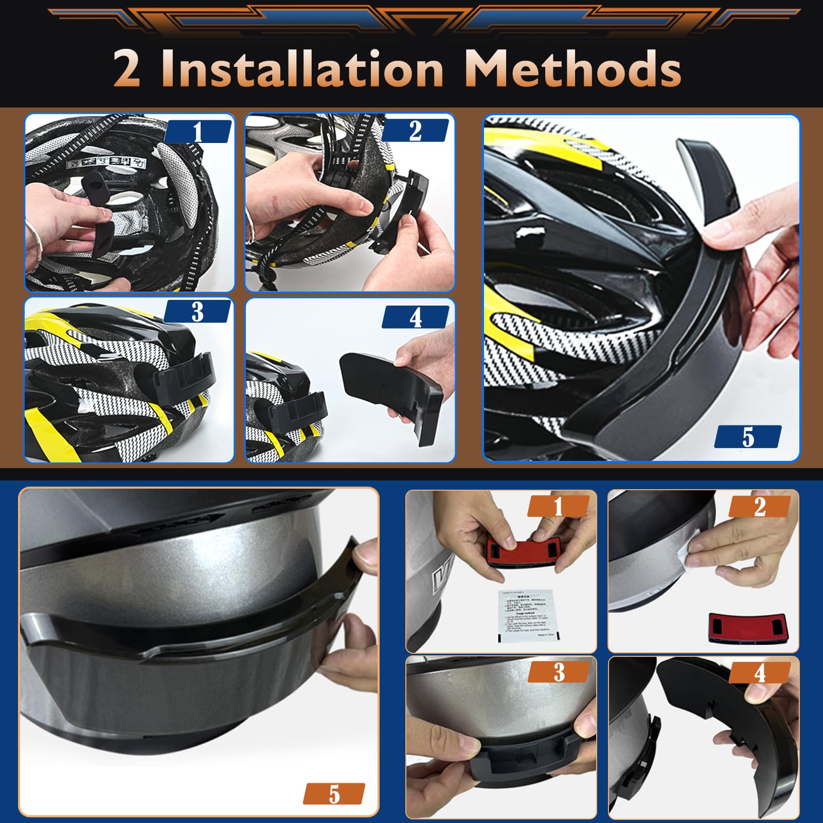 PChero LED Schild Personalisiert für Helm, Customizable LED Display Laufschrift Anzeige Programmierbar Namensschild Personalisiert Fahrradhelm Licht für Motorradhelm Skihelm Schutzhelm
