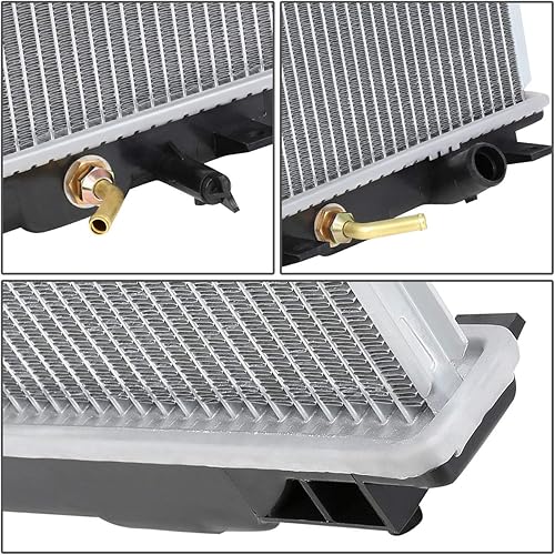 Miniatura 5 de DNA Motoring OEM-RA-2354 2354 Radiador de aluminio compatible con Honda Civic 01-05 1.7L AT, 25-7/8 pulgadas de ancho x 13-3/4 pulgadas de alto x