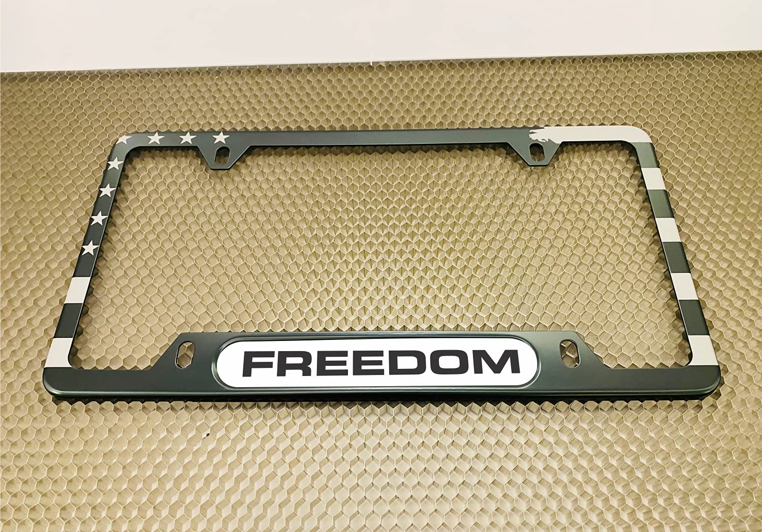 USA Patriotic | American Flag Custom Personalized Anodized Aluminum Thin Top | - Picture 57 of 133