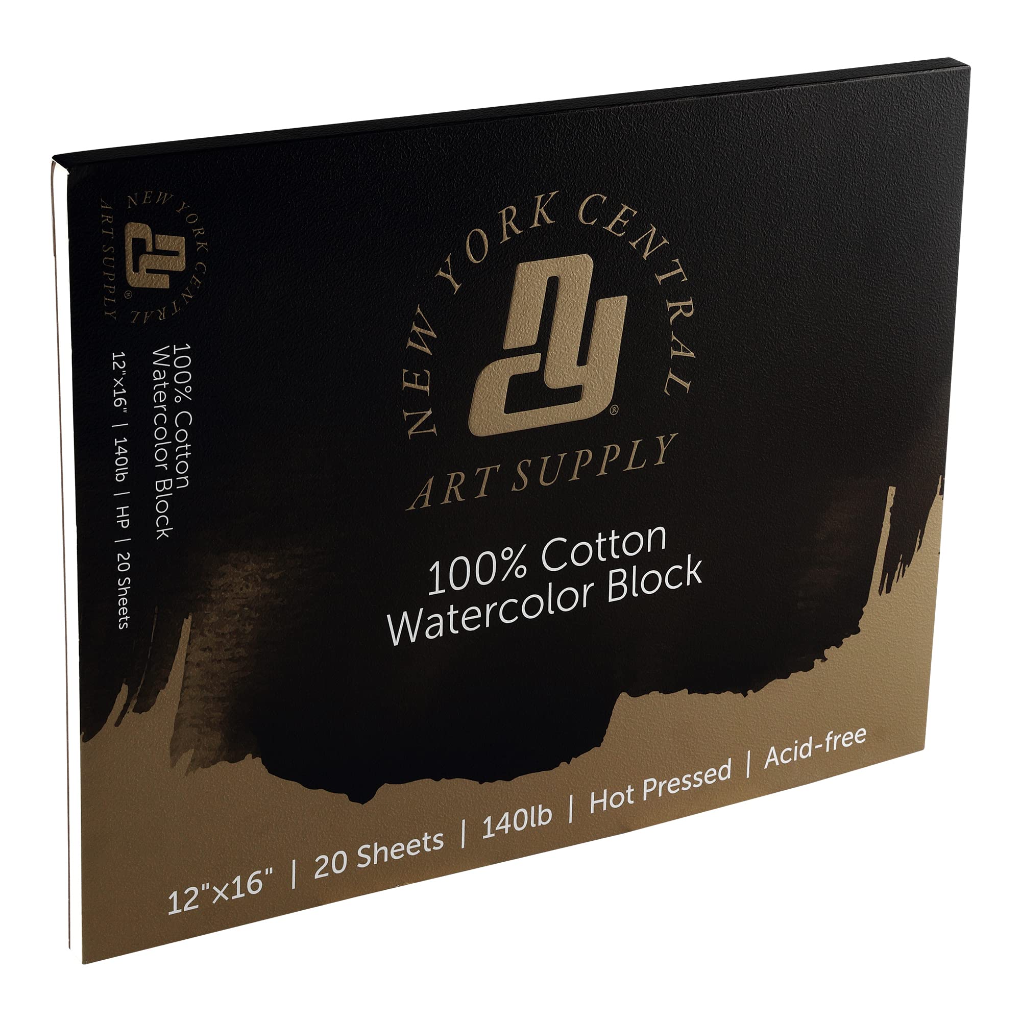 New York Central 100% Cotton Watercolor Paper Blocks 2 Pack 140lb 12x16