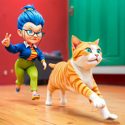 Freche Katze aus der Hölle gegen wütende Witzbold-Oma – Neues Katzenspiel