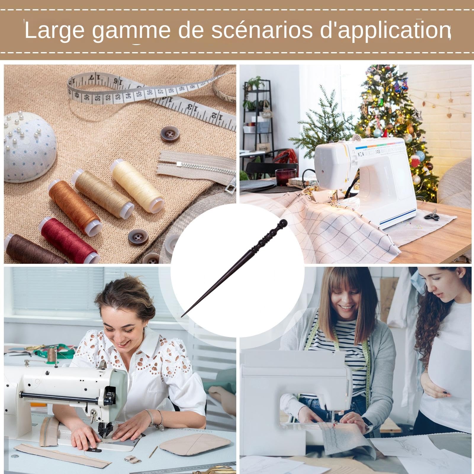 Strumento di levigatura per punto croce - Strumento di stiratura per Stiletto | Guida filo di precisione per ricamo, creativo per principianti ed esperti a casa, in laboratorio o in viaggio