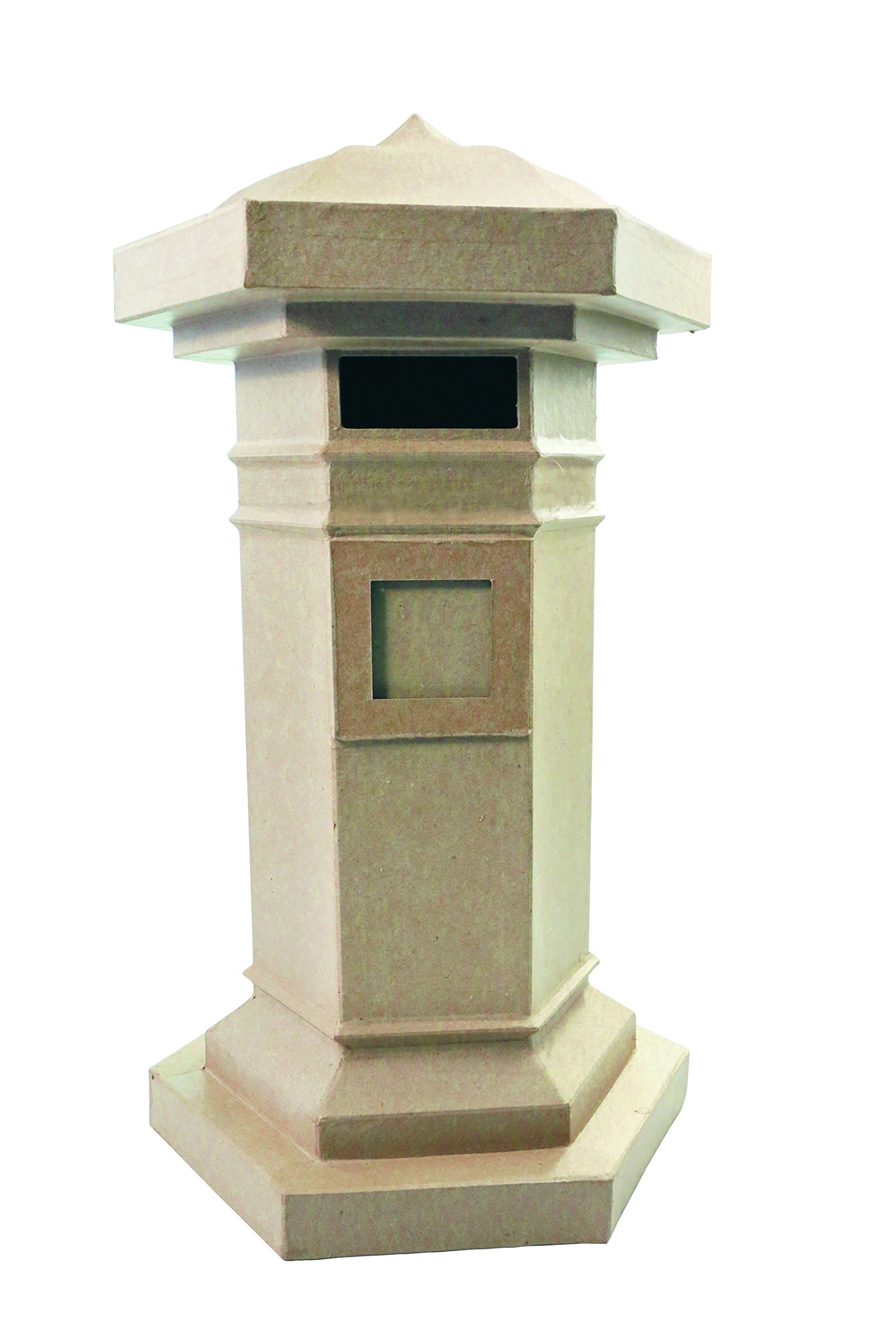 Décopatch Brown Large Post Box Mache,